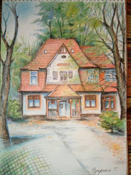 Чей-то старый дом,чья-то жизнь.