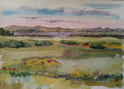 Большое Чебачье. Рассвет.