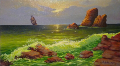 Море штормит