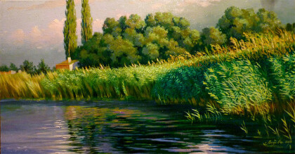 Вечерний луч солнца