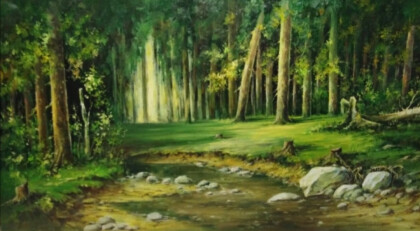 Лесной ручей