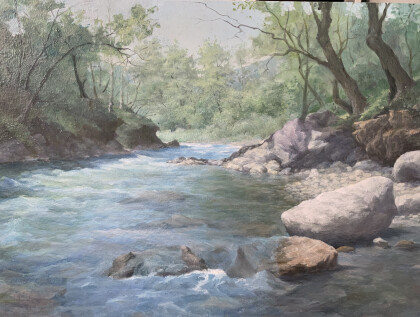 Летний день на берегу.