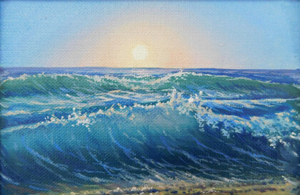 Вечер на море