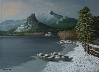 Выпал снег. Боровое