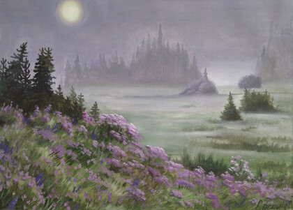 Лиловый туман.