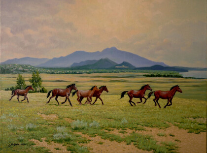 Жаркий день. Боровое