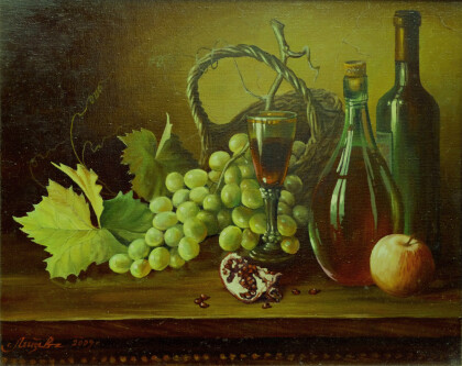 Натюрморт с гранатом