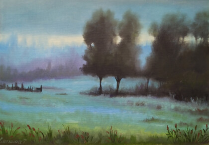 Бирюзовый рассвет.