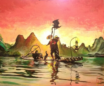 Рыбалка с бакланами