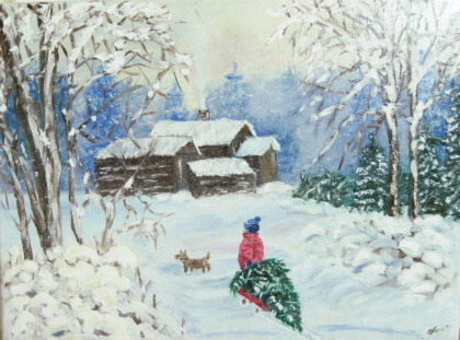 Елка к празднику