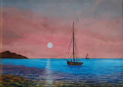 Рассвет на Азовском море