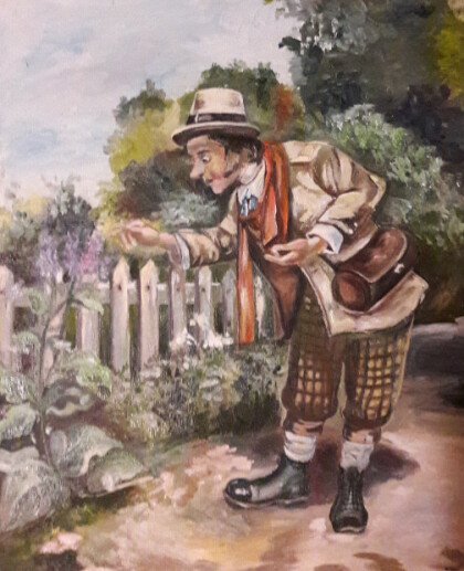 Фрагмент  картины Андрея Шишкина " Сельский доктор"