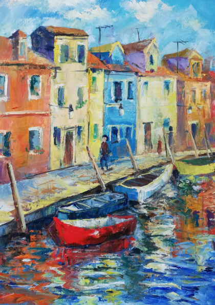 Улочка с лодками