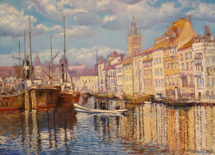 Пристань в Кёнигсберге