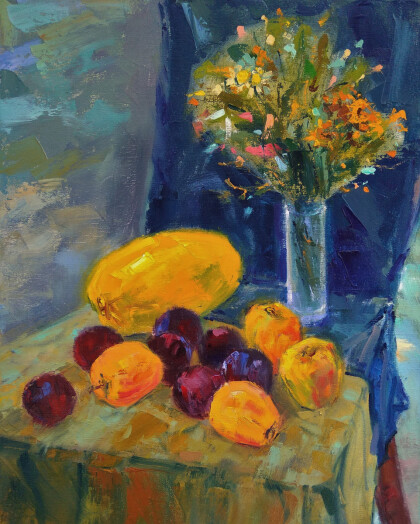 Натюрморт с дыней