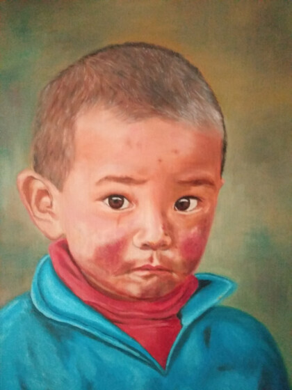 Тибетский мальчик.