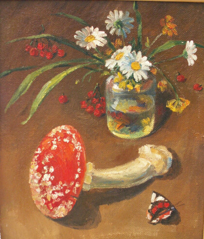 Натюрморт с мухомором