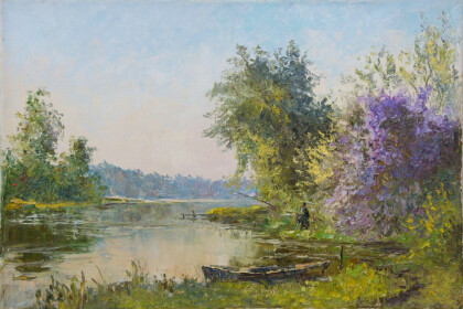 Одинокий рыбачек