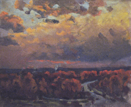 Сиреневые облака