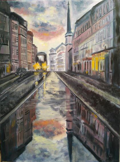 "Вечерний город"