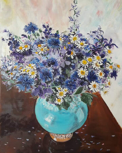 Букет на моем столе