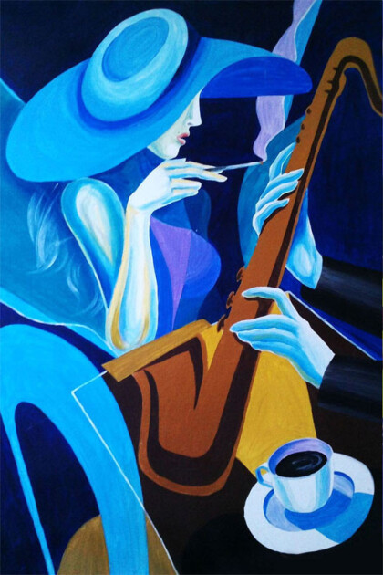 Мысли цвета блюза