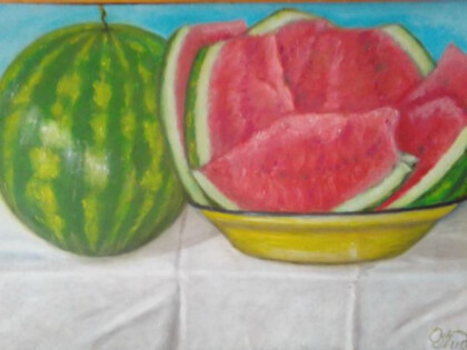 Натюрморт, с ягодами