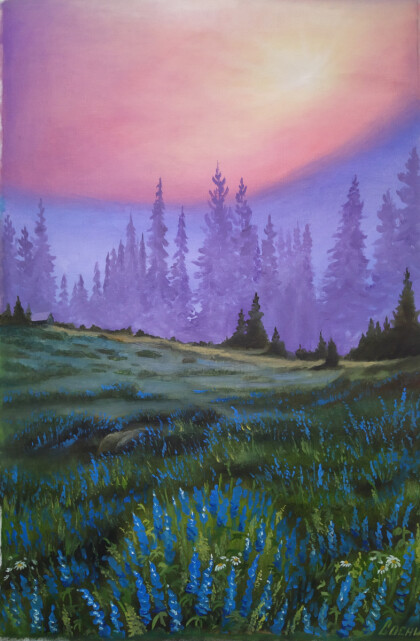 Сиреневые дали.