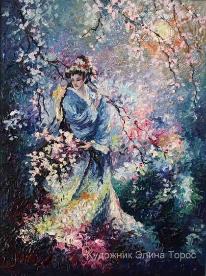 Сакура цветёт