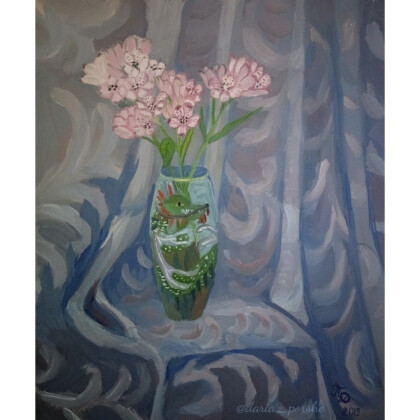 Натюрморт с альстромерией