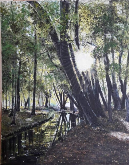 Рассвет в лесу