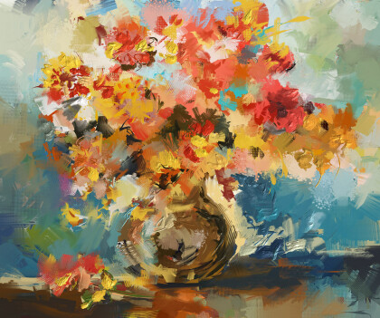 цветы.осень