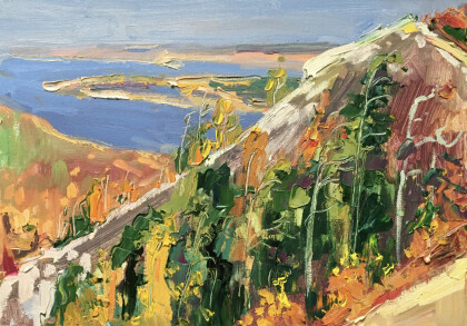 Гора Стрельная в осеннем наряде