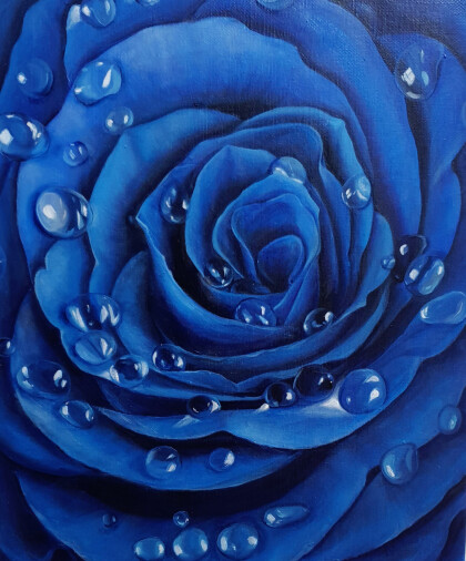 Синяя роза