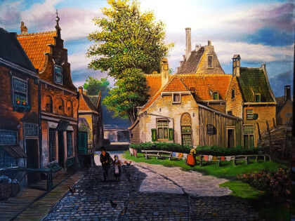 Пригород Амстердама.