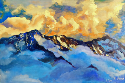 Рассвет в горах