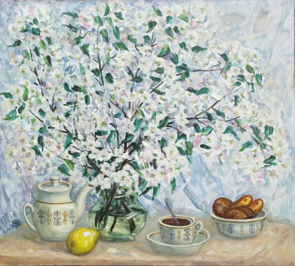 Ветки яблони