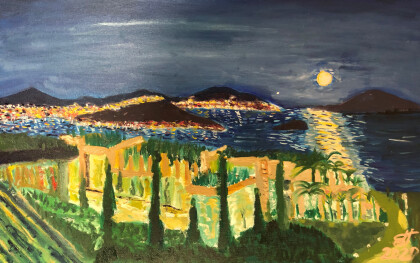 Полнолуние в Бодруме . Каресса .