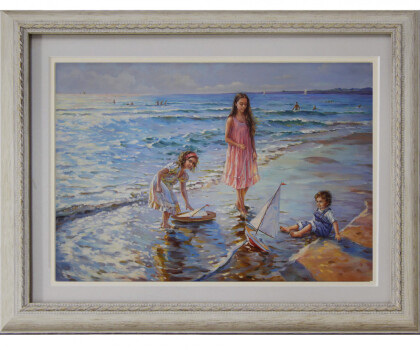 Дети на море