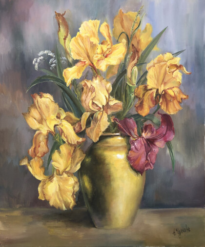 Желтые ирисы