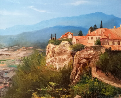 Женский монастырь. Метеоры. Греция.