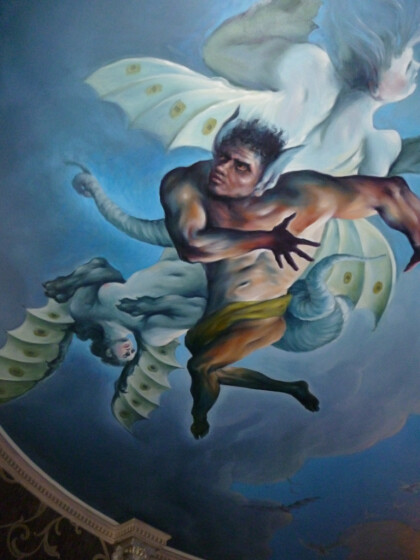 фрагмент росписи потолка