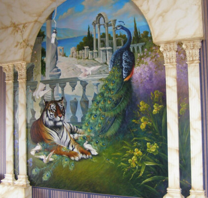 роспись в спальне