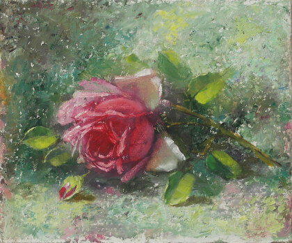 Цветок в зелёном