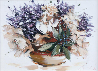 Букет в фиолетовых тонах