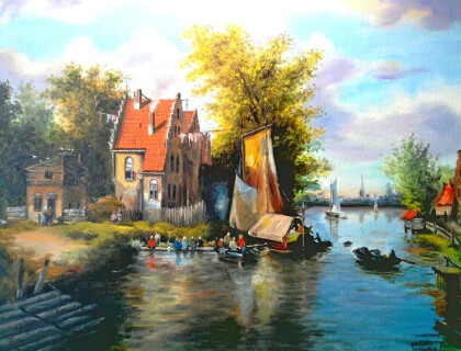 Голландская рыбная деревня