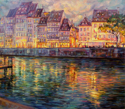 Вечер в Страсбурге.