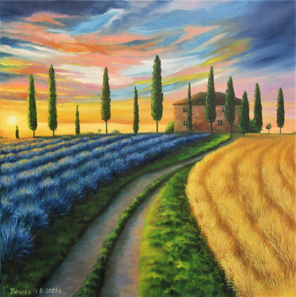 Закат в Провансе