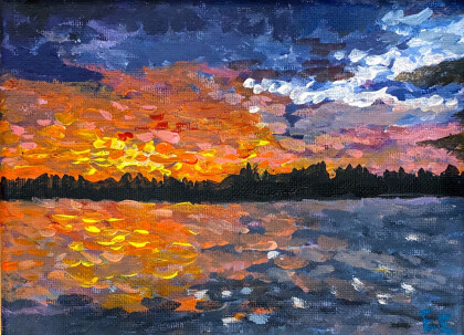 Закат над островом