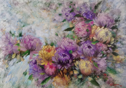 Нежные Хризантемы